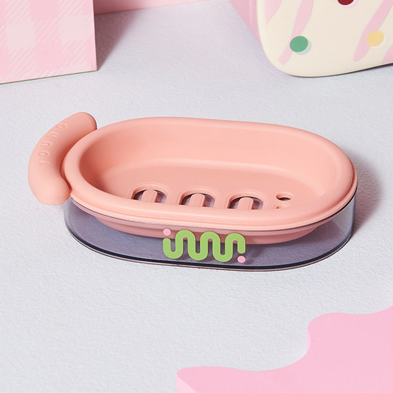 Portable Travel Soap Box with Lid Creative Soap Dish for Bathroom Dormitory
