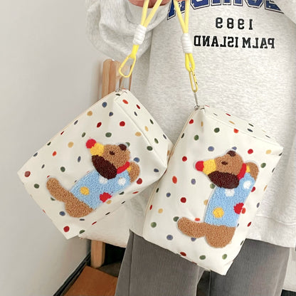 Portable travel toiletry bag