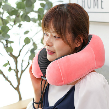 Portable U-Shaped Memory Foam Travel Neck Pillow