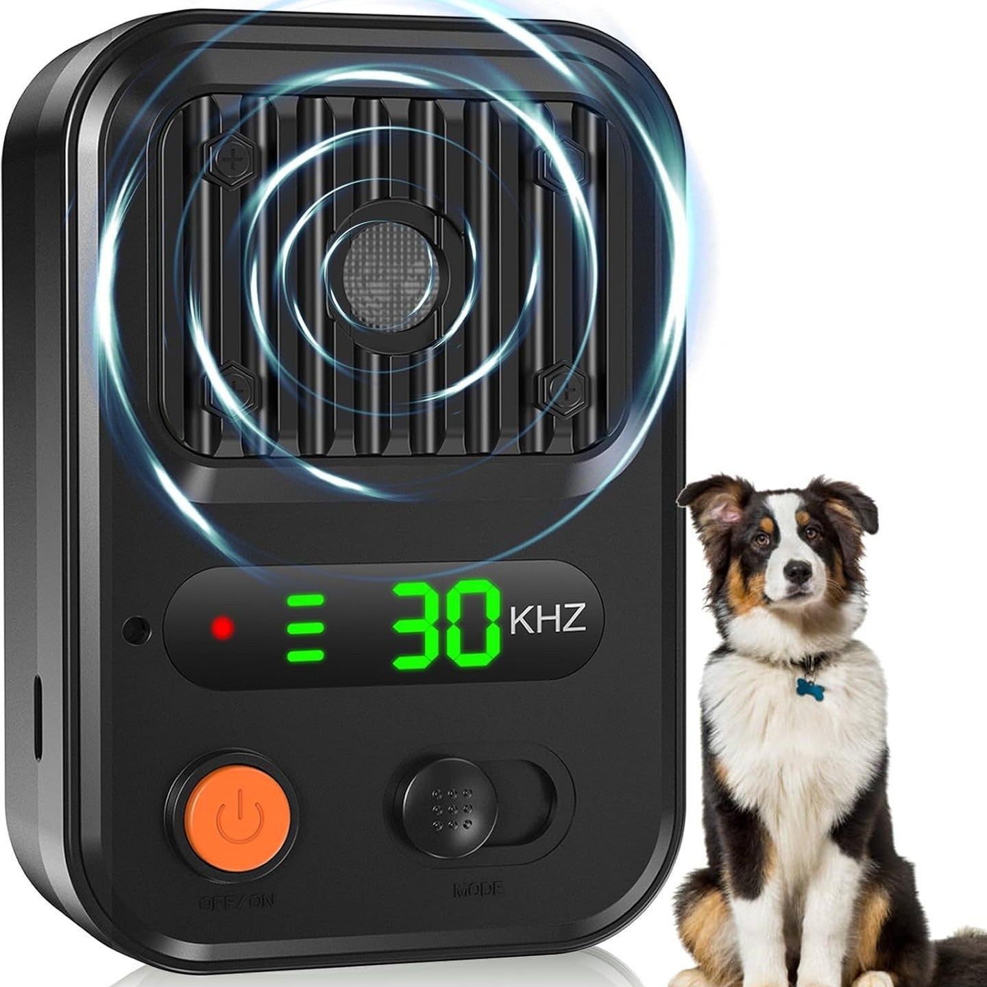 Portable Ultrasonic Dog Repeller with Color Screen