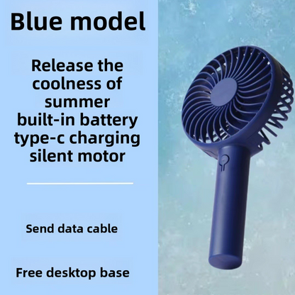 Portable USB-Charged Handheld Fan