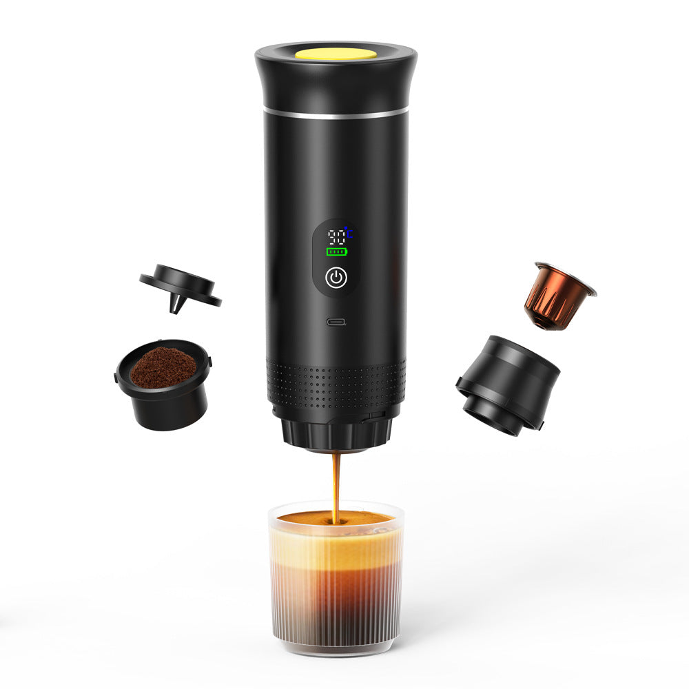 Portable USB Coffee Machine with Digital Display