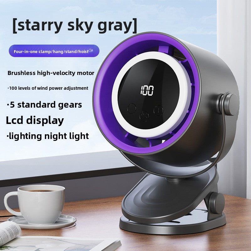 Portable USB Desk Fan with Rechargeable Battery