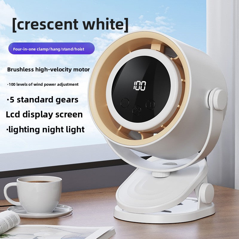 Portable USB Desk Fan with Rechargeable Battery