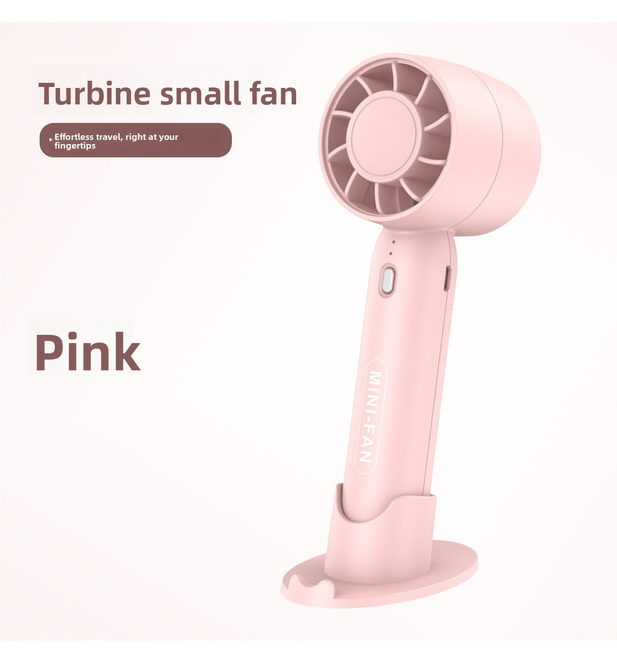 Portable USB Desk Fan with Stand