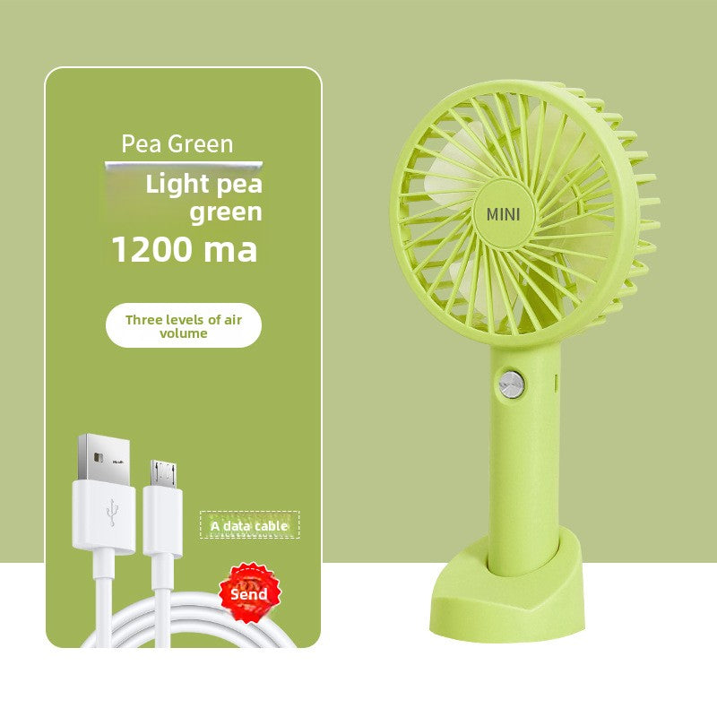 Portable USB Handheld Fan with Phone Stand