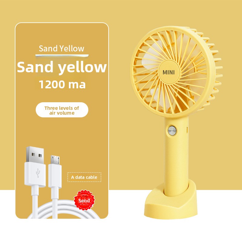 Portable USB Handheld Fan with Phone Stand