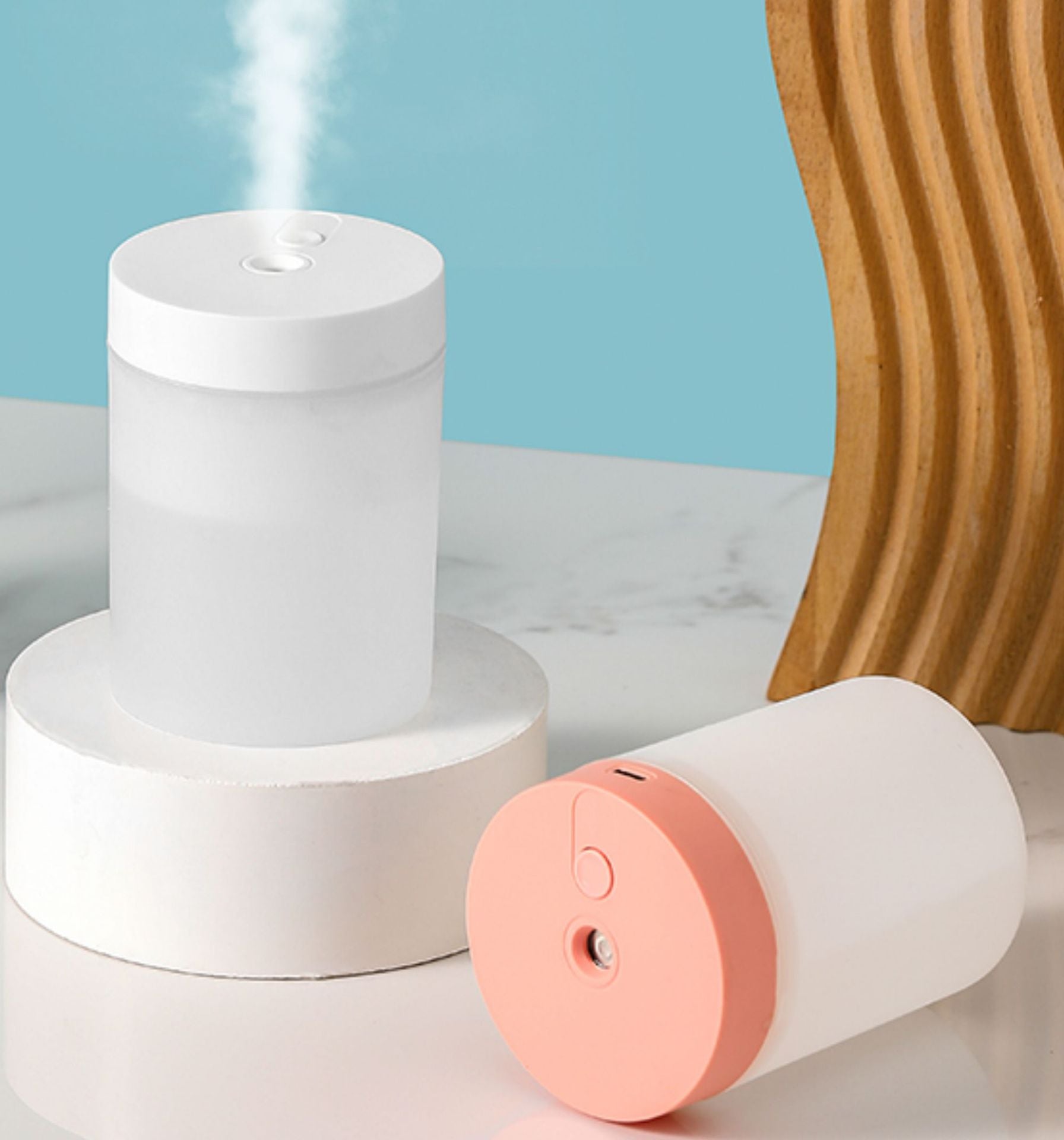 Portable USB Humidifier with Night Light