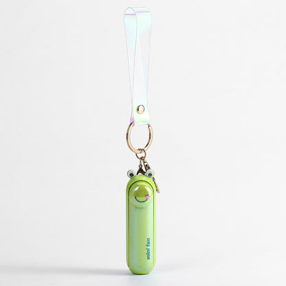Portable USB Keychain Fan with Flashlight