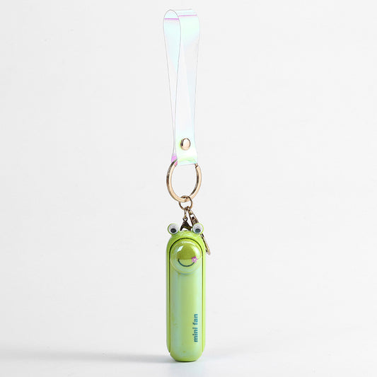 Portable USB Keychain Fan with Flashlight