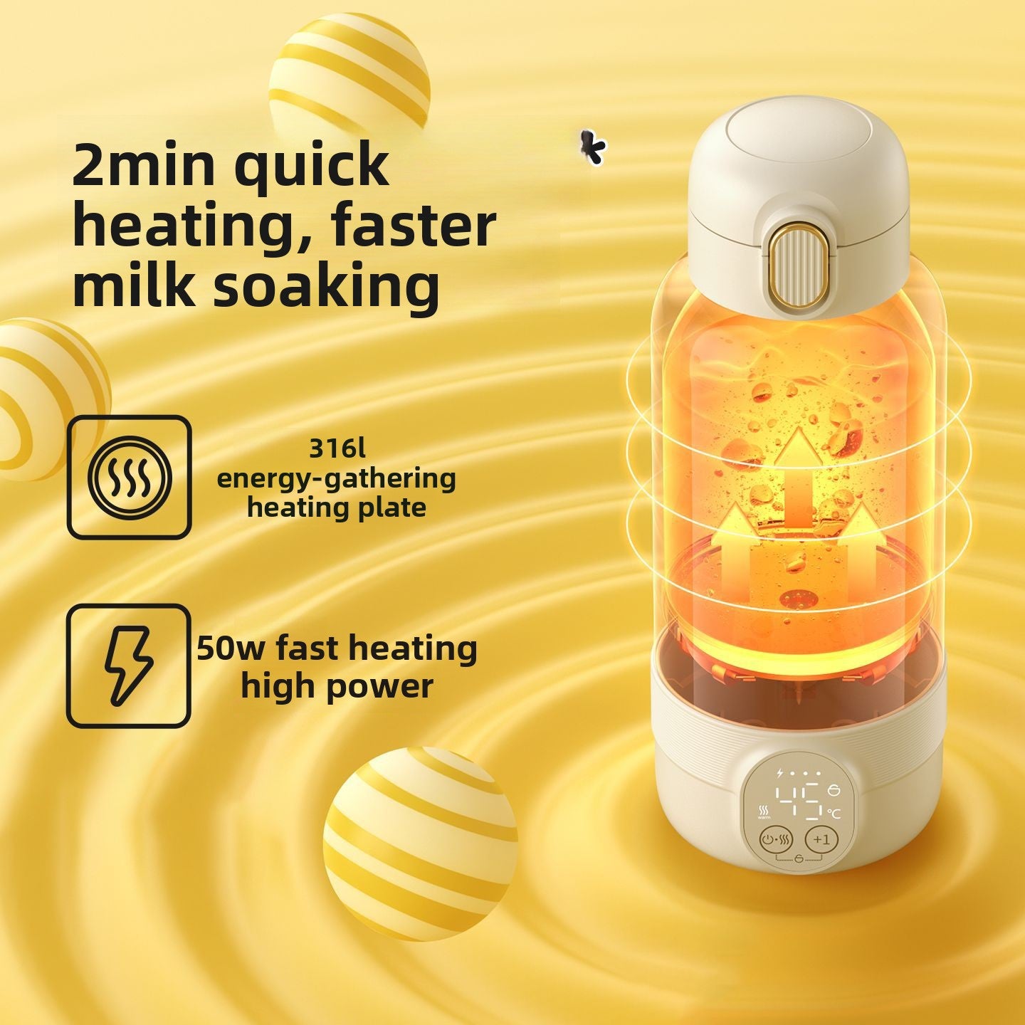 Portable USB Milk Warmer Cup