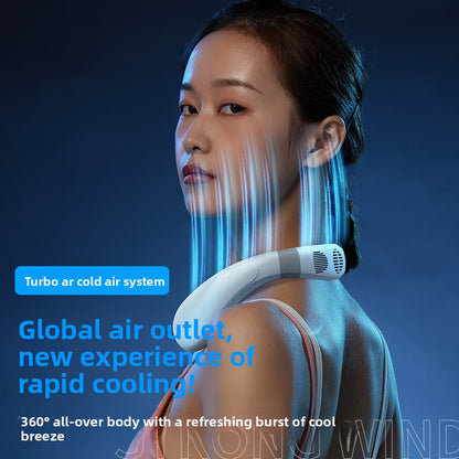 Portable USB Neck Fan with Cooling Modes