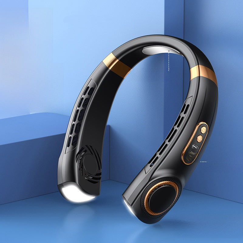 Portable USB Neck Fan with Silent Bladeless Design
