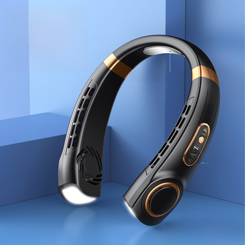 Portable USB Neck Fan with Silent Bladeless Design