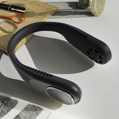 Portable USB Neck Fan with Type-C Charging