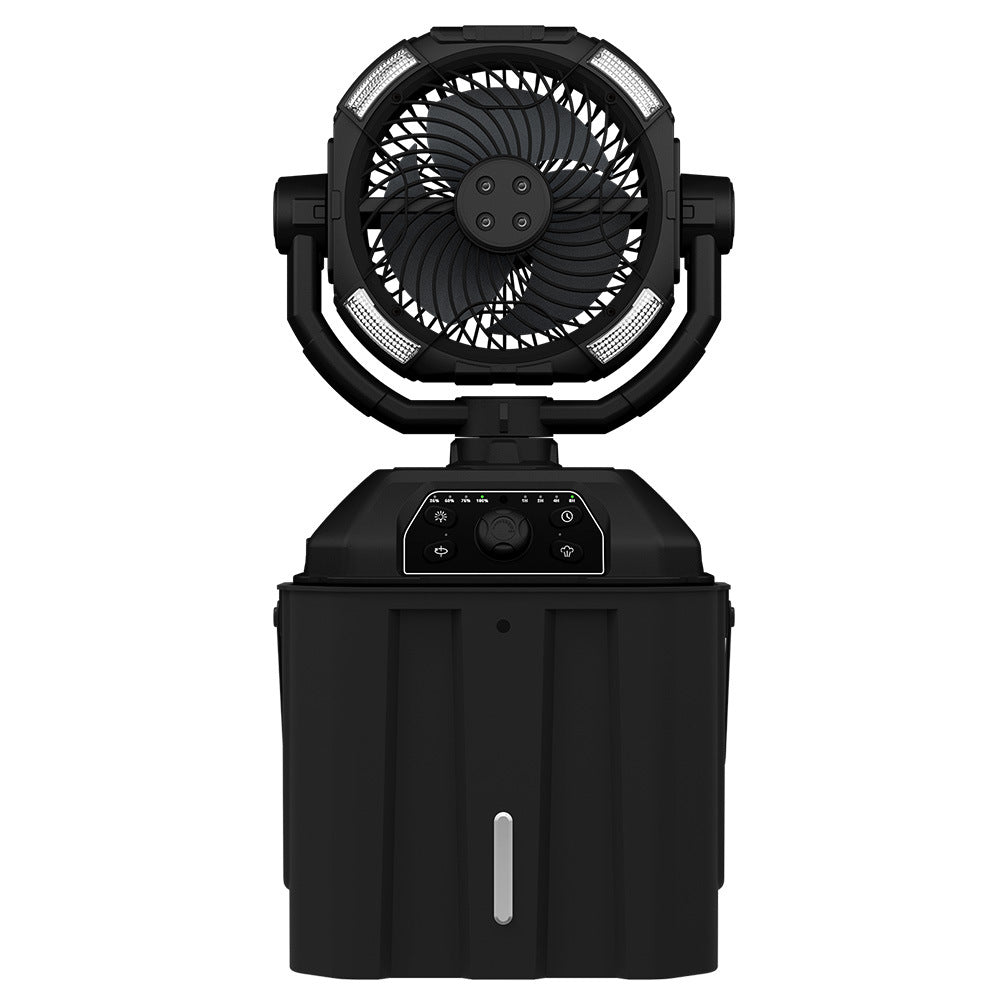 Portable USB Rechargeable Camping Fan with Misting Function