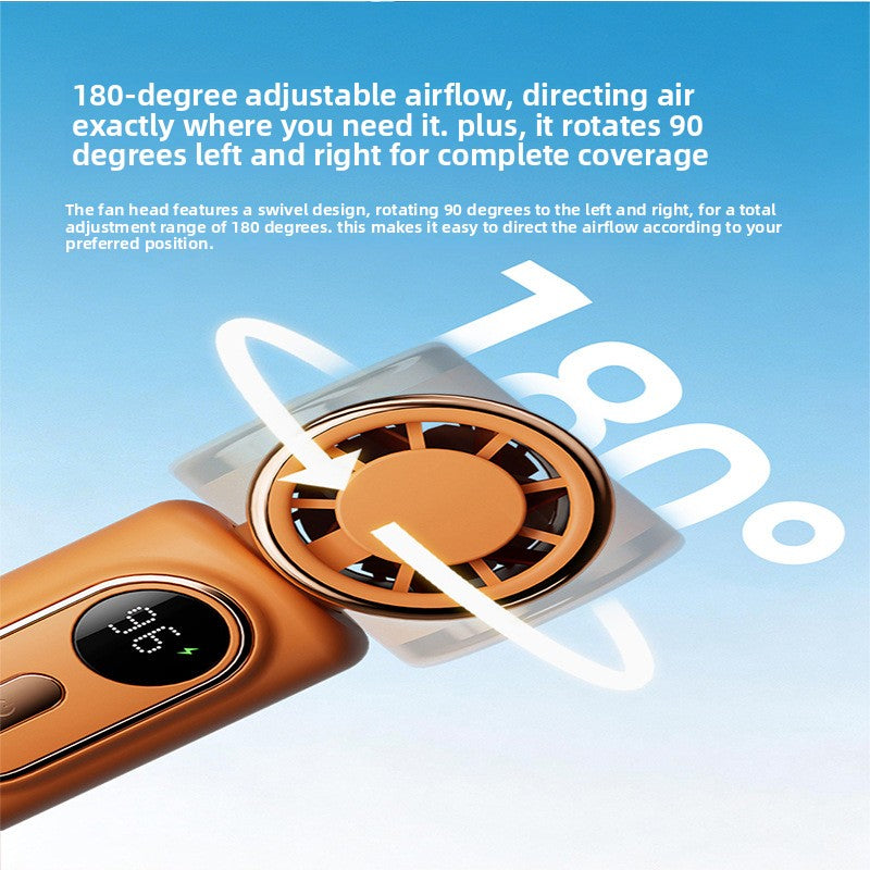 Portable USB Rechargeable Clip Fan with Adjustable Speed