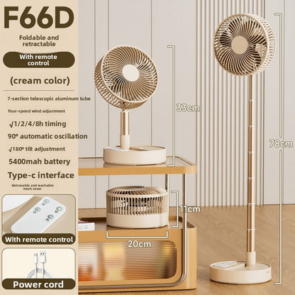 Portable USB Rechargeable Desk Fan