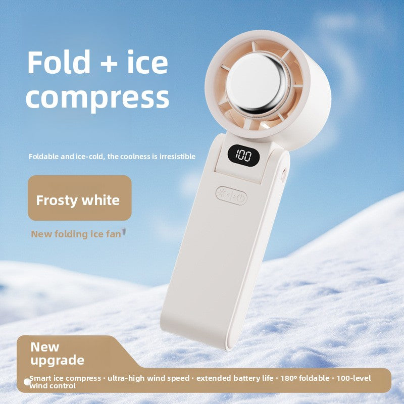 Portable USB Rechargeable Folding Handheld Fan