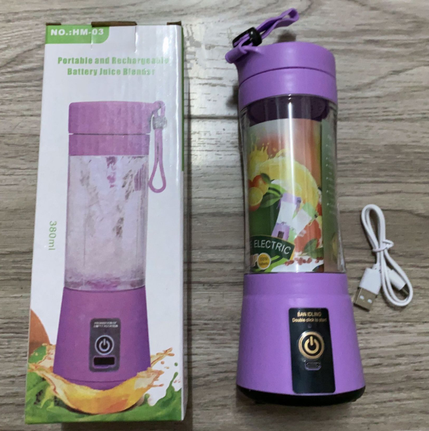 Portable USB Rechargeable Fruit Vegetable Juicer