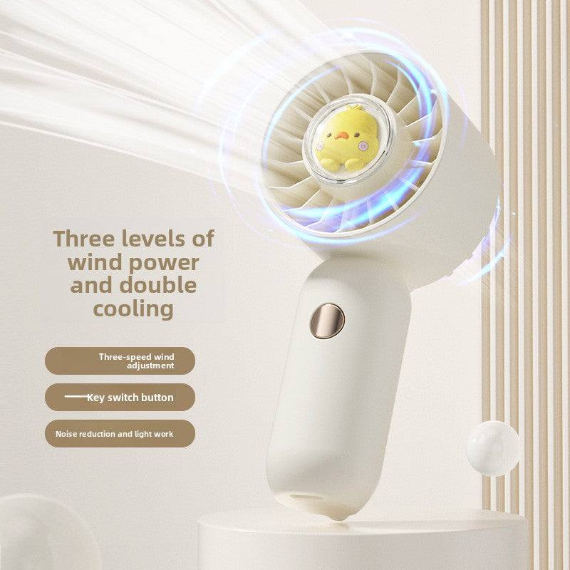 Portable USB Rechargeable Handheld Fan