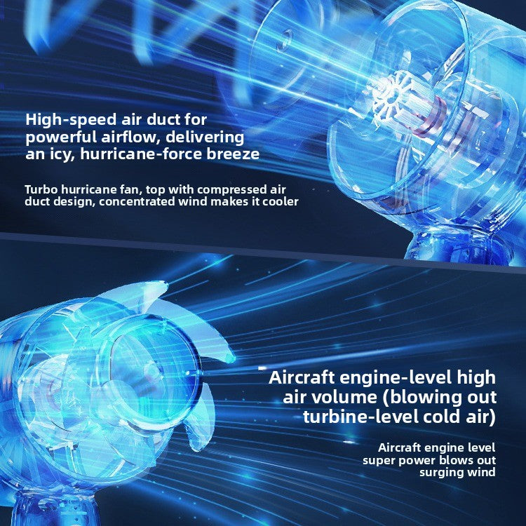 Portable USB Rechargeable Handheld Fan