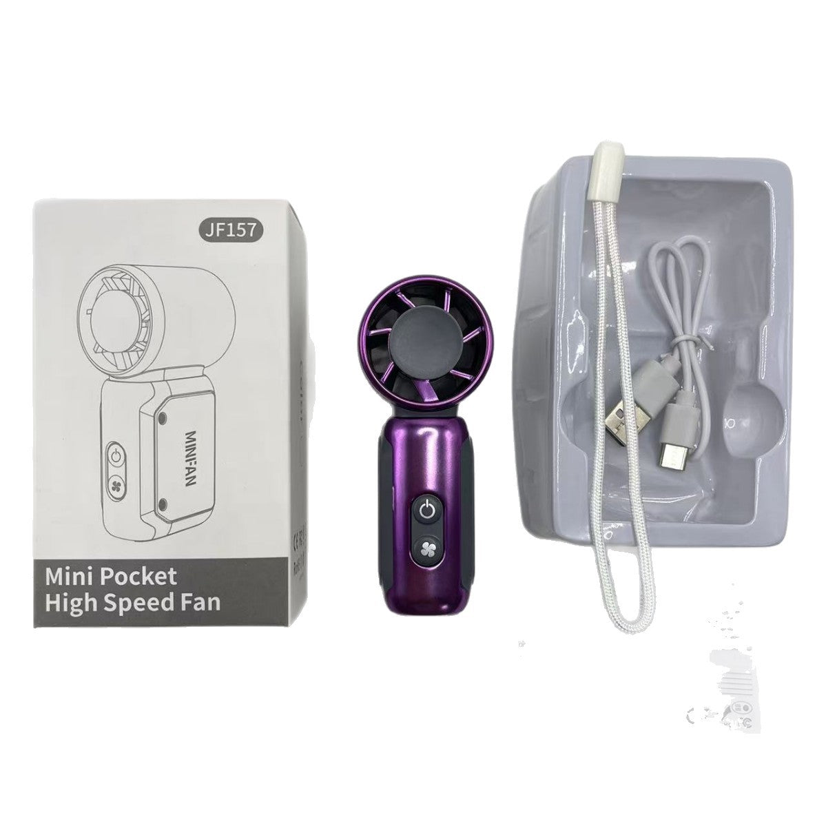 Portable USB Rechargeable Handheld Fan
