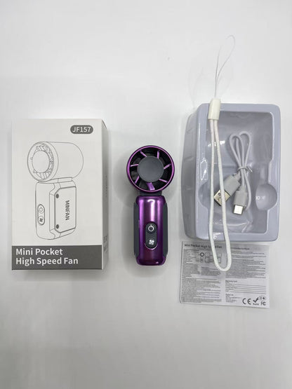 Portable USB Rechargeable Handheld Fan