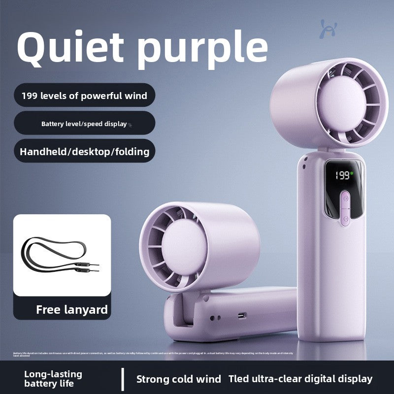 Portable USB Rechargeable Handheld Fan