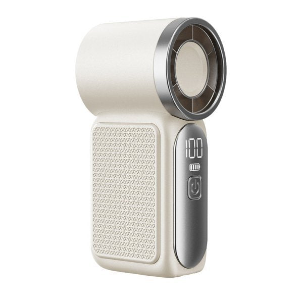 Portable USB Rechargeable Handheld Fan with Digital Display