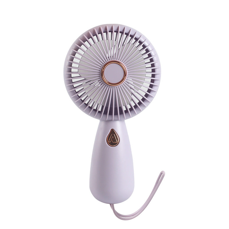 Portable USB Rechargeable Handheld Fan with LED Light