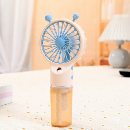 Portable USB Rechargeable Handheld Fan with Spray
