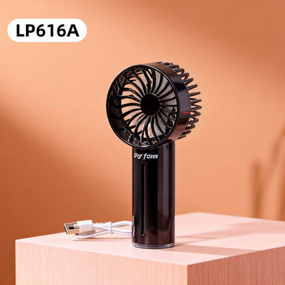 Portable USB Rechargeable Handheld Fan with Spray