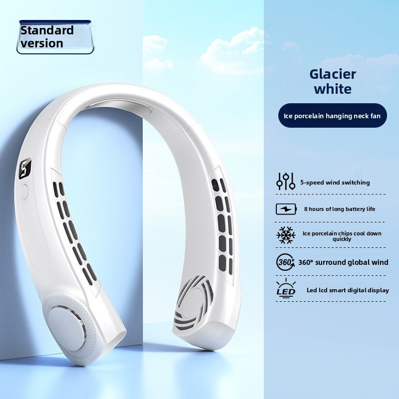Portable USB Rechargeable Hanging Neck Fan