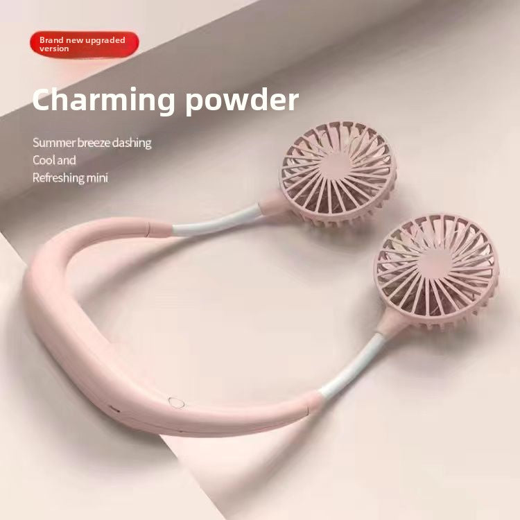 Portable USB Rechargeable Hanging Neck Fan