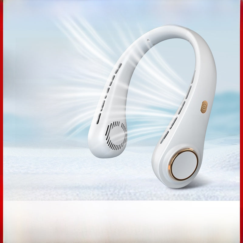 Portable USB Rechargeable Hanging Neck Fan