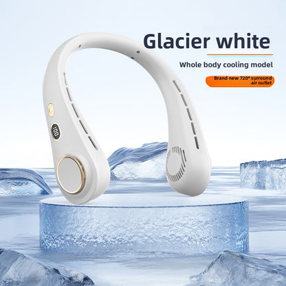 Portable USB Rechargeable Hanging Neck Fan