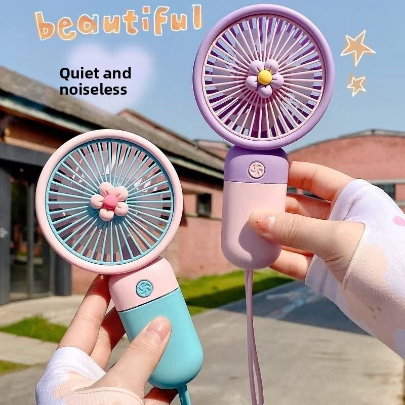 Portable USB Rechargeable Mini Fan with Stand