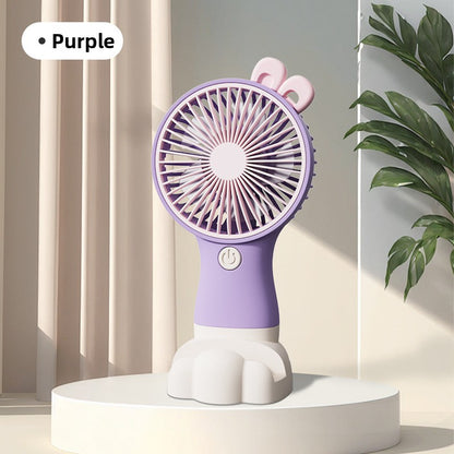 Portable USB Rechargeable Mini Fan with Stand