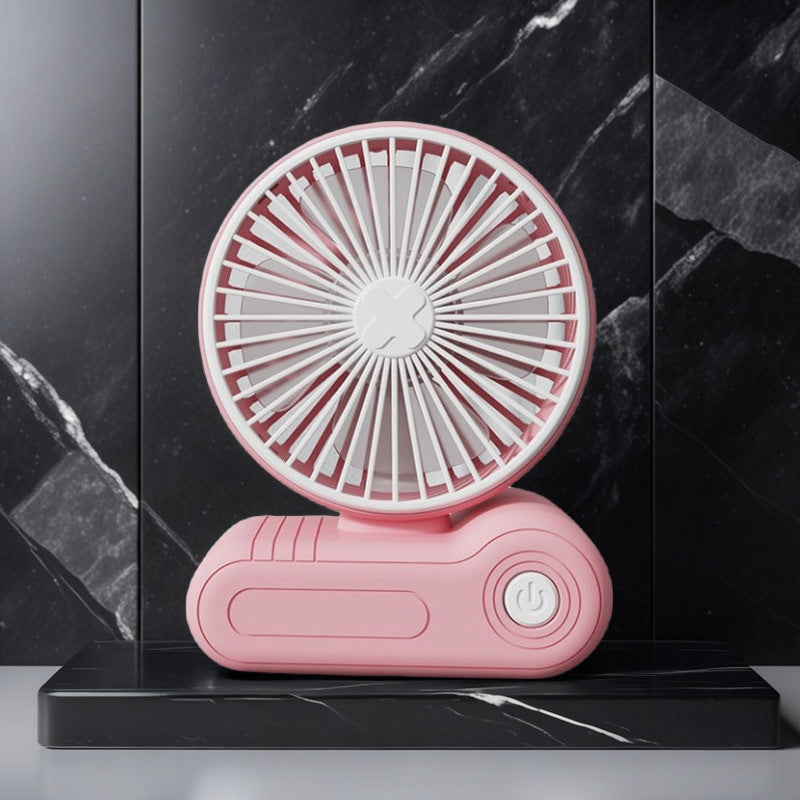 Portable USB Rechargeable Mini Fan with Stand