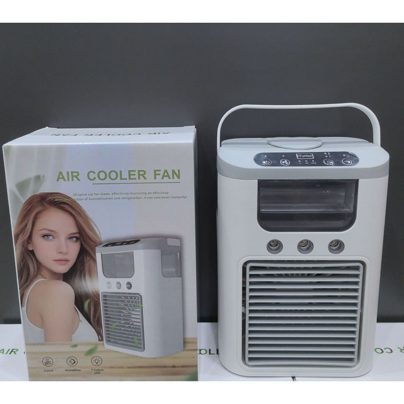 Portable USB Rechargeable Mist Fan with Humidifier
