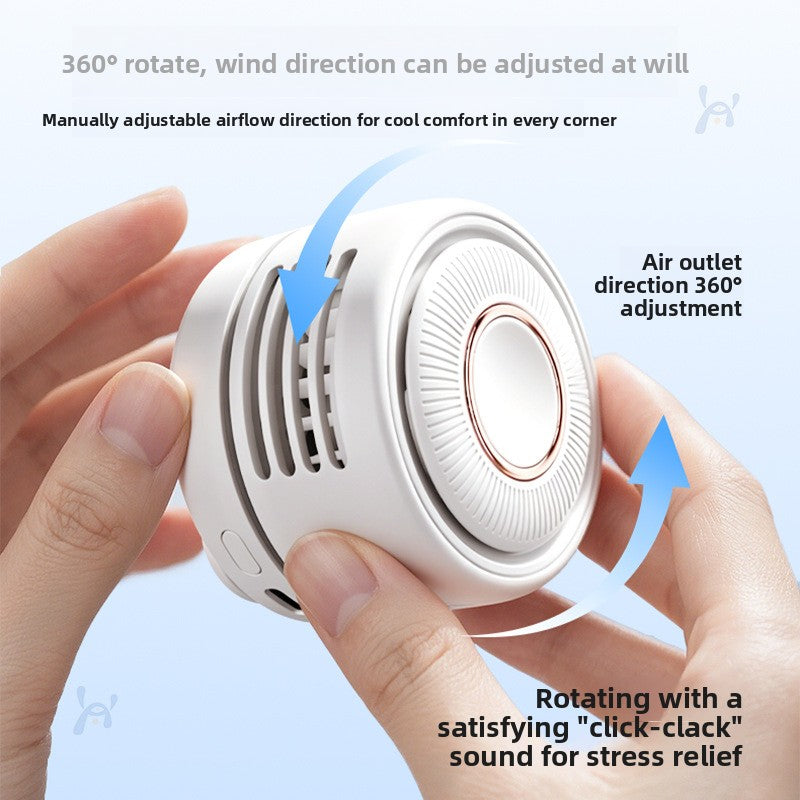 Portable USB Rechargeable Neck Fan