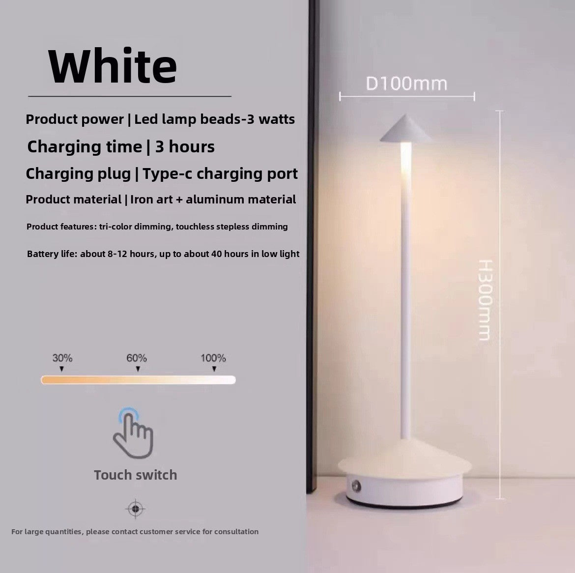 Portable USB Rechargeable Night Light