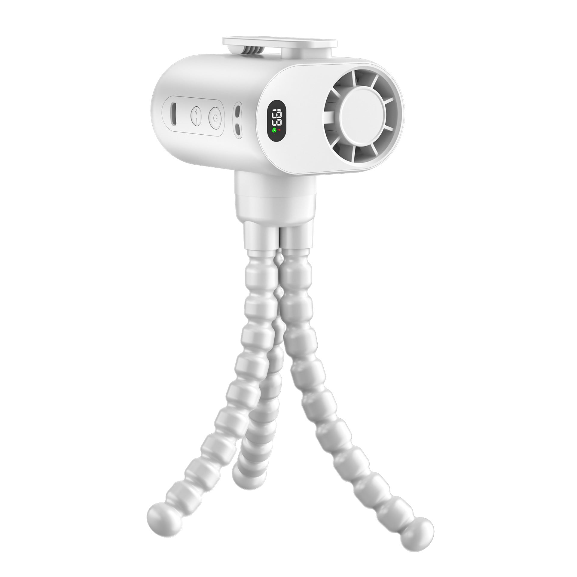 Portable USB Rechargeable Waist Fan with Adjustable Speeds