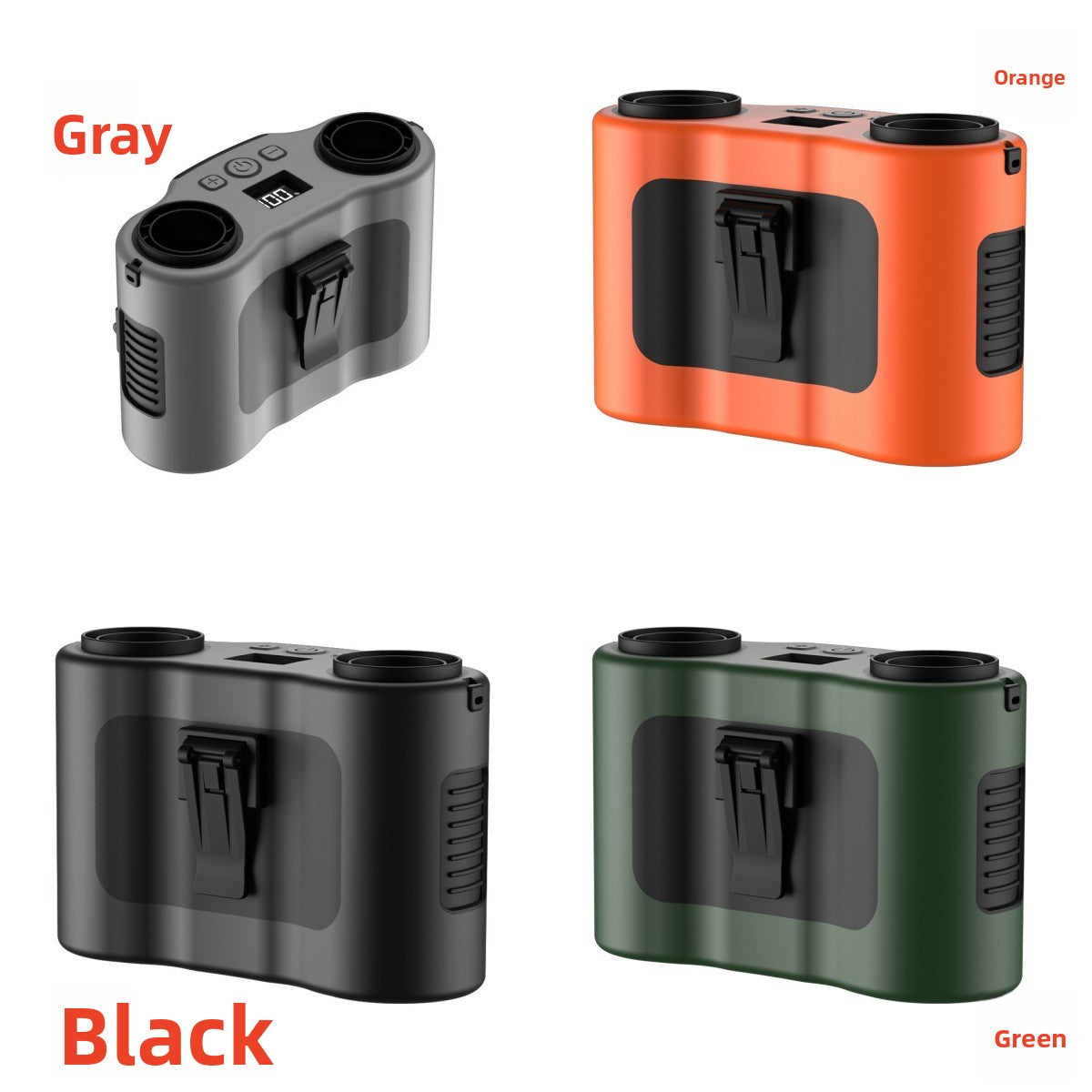 Portable USB Waist Fan with Power Bank Function