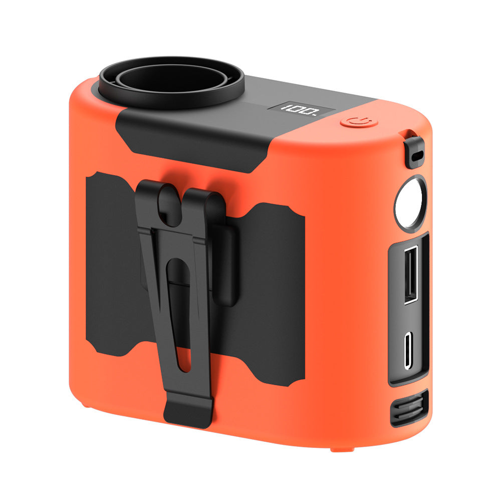 Portable USB Waist Fan with Power Bank Function