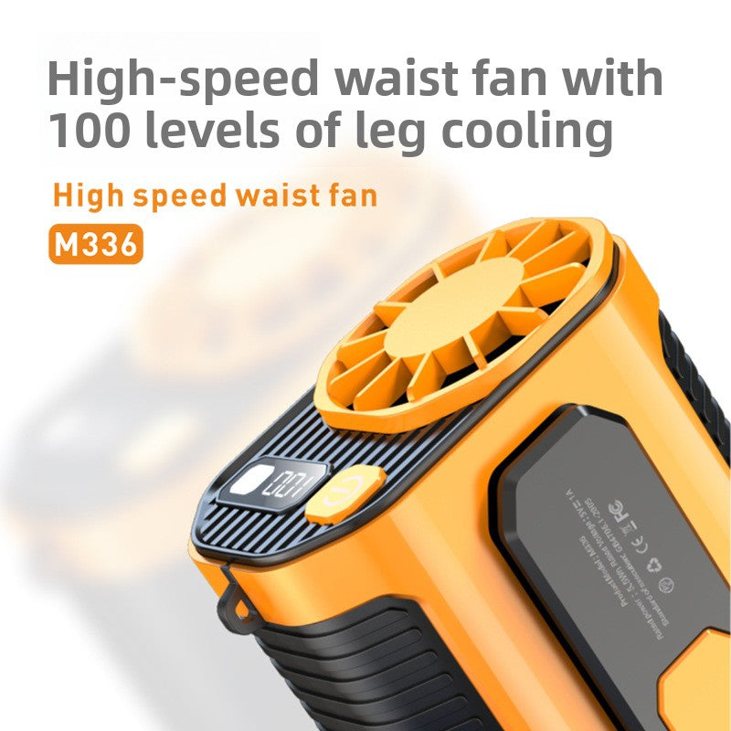 Portable USB Waist Mounted Fan
