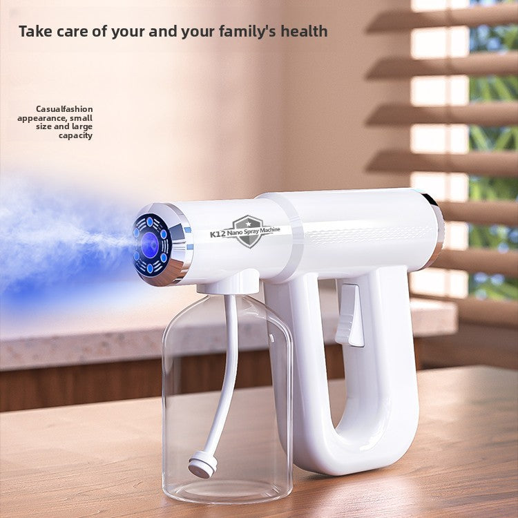 Portable UV Disinfection Spray Gun with Blue Light