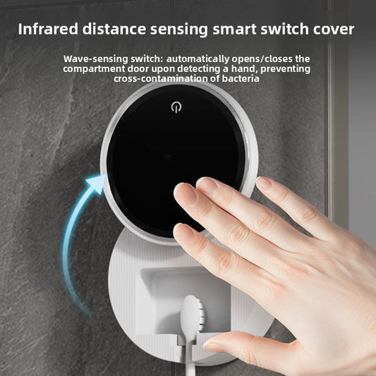 Portable UV Toothbrush Sterilizer with Wireless Charging