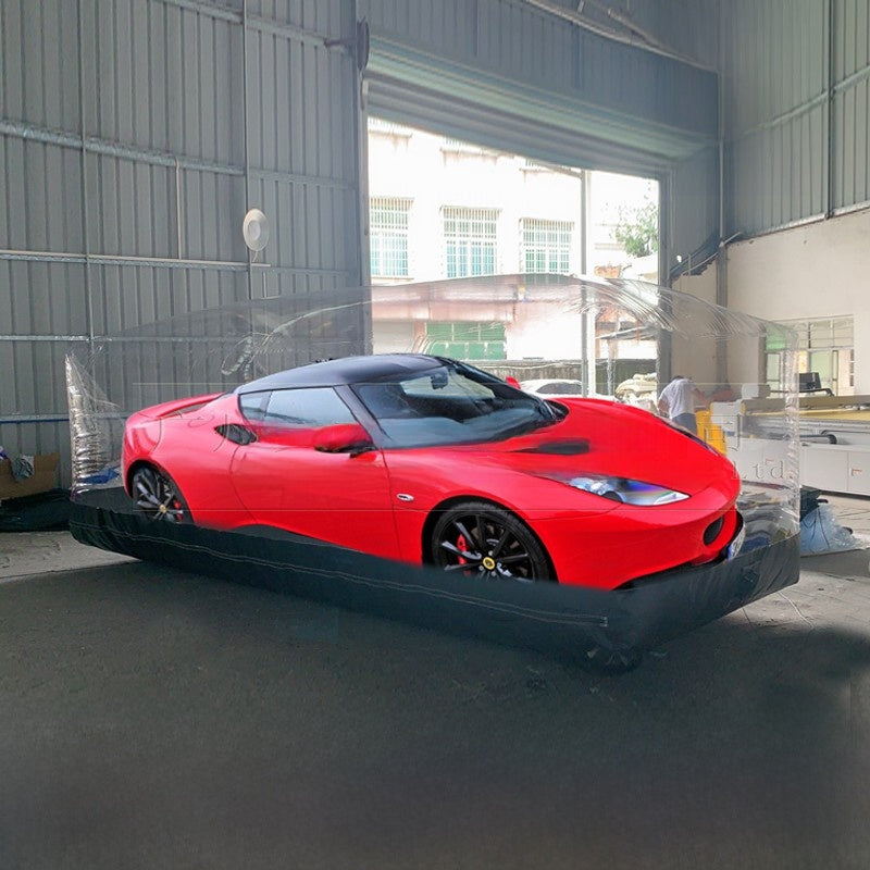 Portable vehicle cover tent